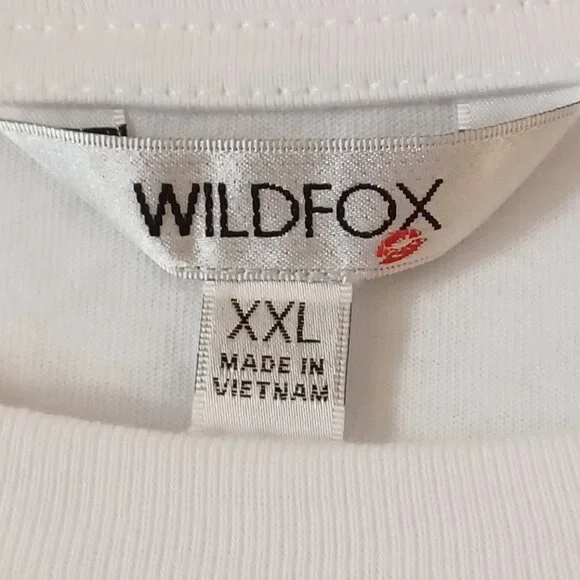 NEW! WILDFOX French Martini Ryan Top - White Size XXL - Picture 8 of 12